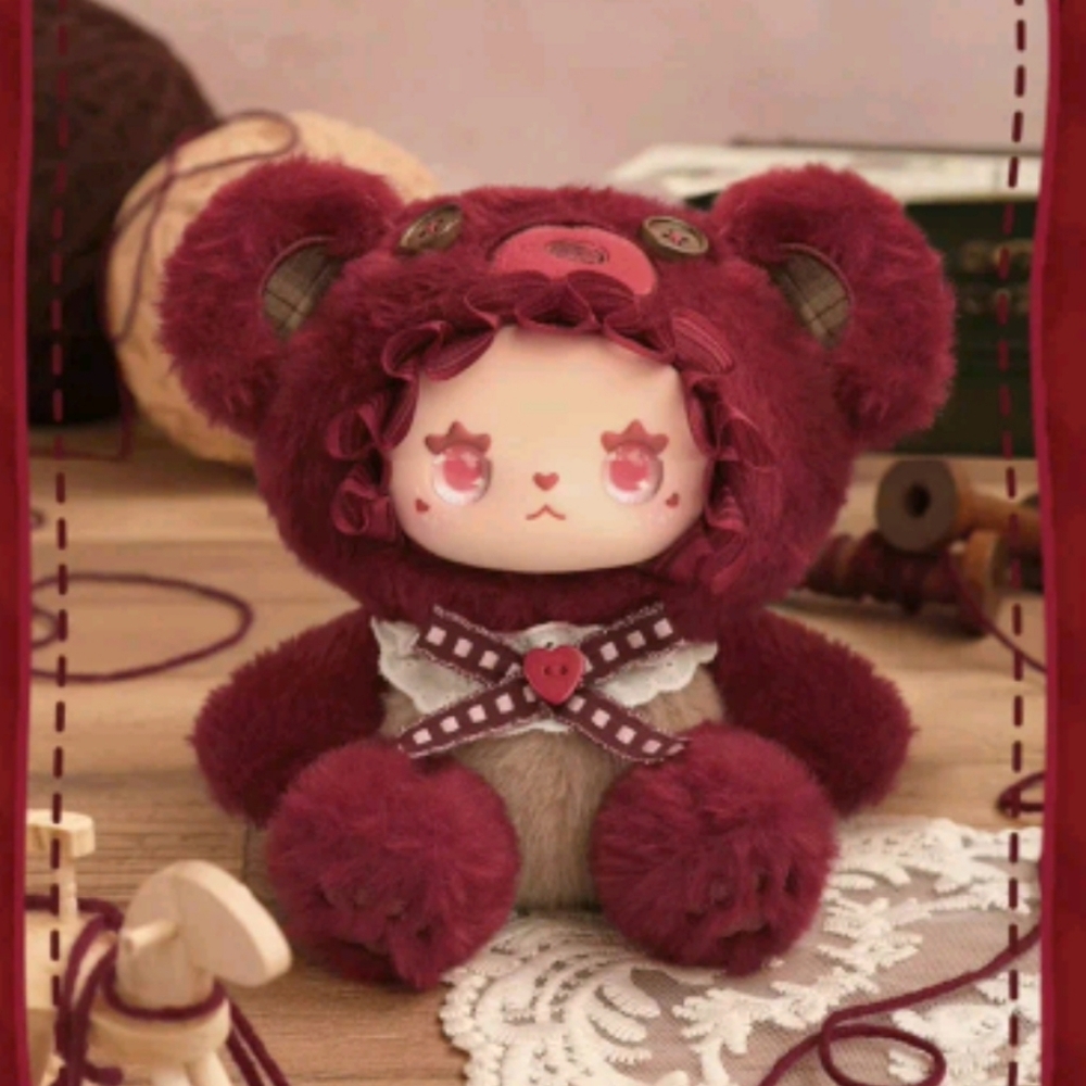 Lovely Emma Bear Alliance‎ Series Plush NIB - Cherry Champagne